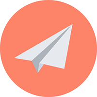 Icon von paper-plane